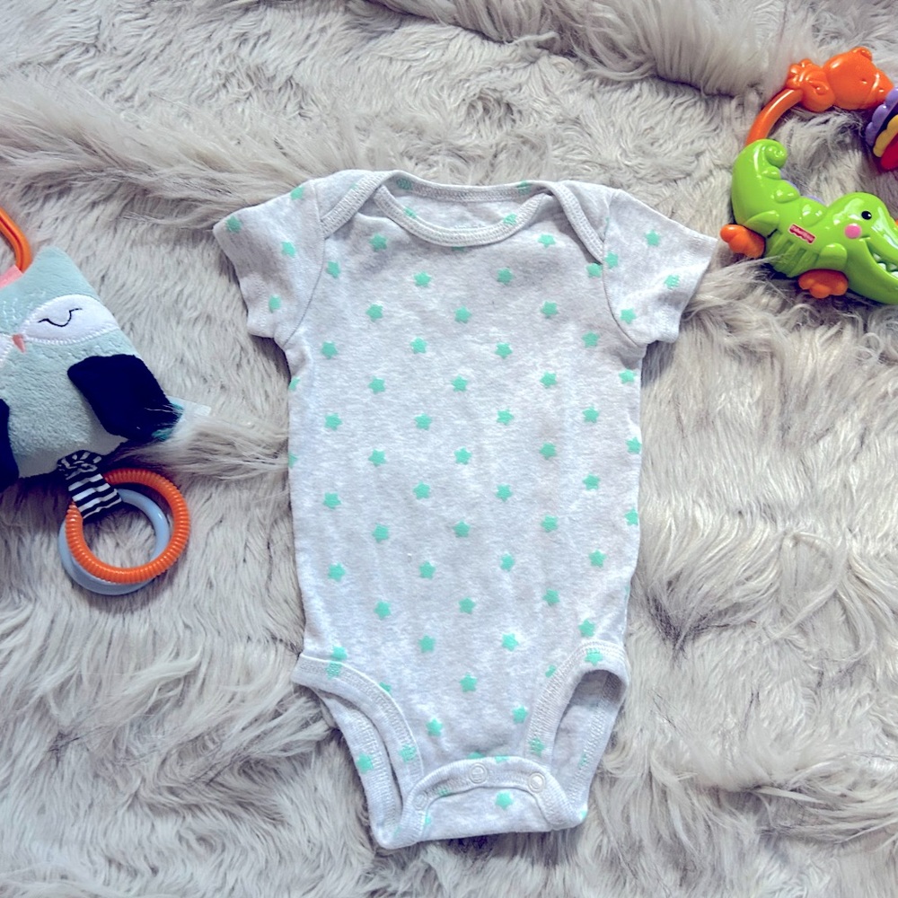 Simple Joys Little Stars Onesie (0-3 M)